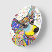 Horloge Ronde Corgi (Angle)
