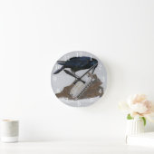 Horloge Ronde Corneille et Harmonica (Maison)