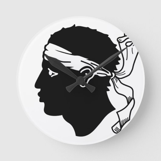 Horloge Ronde Corse Flag (Recto)