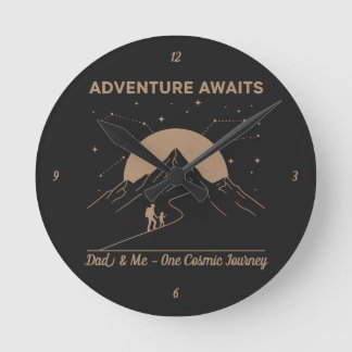 Horloge Ronde Cosmic Dad & Me Adventure
