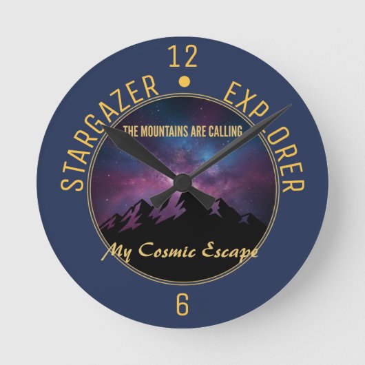 Horloge Ronde Cosmic Mountain Calling (Recto)