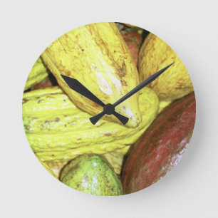 Horloge Ronde Cosses de cacao