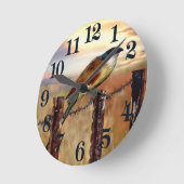 Horloge Ronde Coucal de Burchell (Angle)