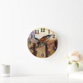 Horloge Ronde Coucal de Burchell (Maison)