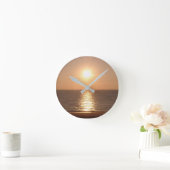 Horloge Ronde Coucher de soleil (Maison)