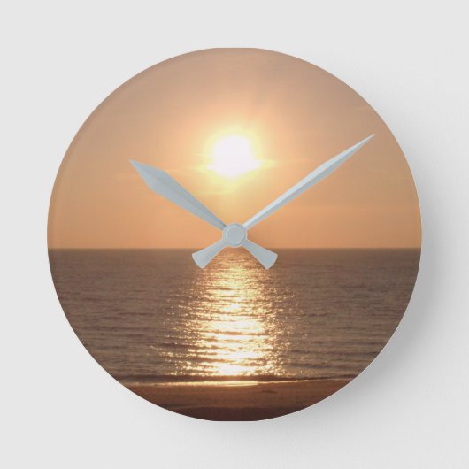 Horloge Ronde Coucher de soleil (Recto)