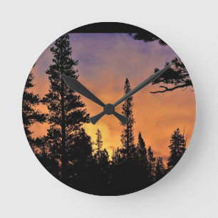 Horloge Ronde Coucher de soleil à Tuolumne Meadows, Yosemite, CA