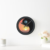 Horloge Ronde Coucher de soleil de Yang (Maison)