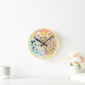 Horloge Ronde Coucher de soleil SoCal (Maison)