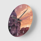 Horloge Ronde Coucher de soleil sur la basilique de Venise (Angle)