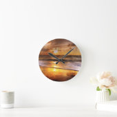 Horloge Ronde Coucher du soleil (Maison)