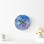 Horloge Ronde Couleur pour aquarelle de neurone (Maison)
