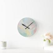 Horloge Ronde Couleurs du printemps (Maison)