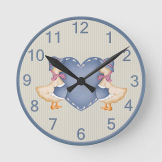 Horloge Ronde Country goose Wall Clock