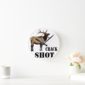 Horloge Ronde coup de crack (Maison)
