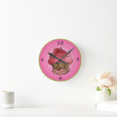 Horloge Ronde Coupe cake clock (Maison)