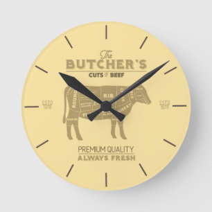 Horloge Ronde Coupe de Beef