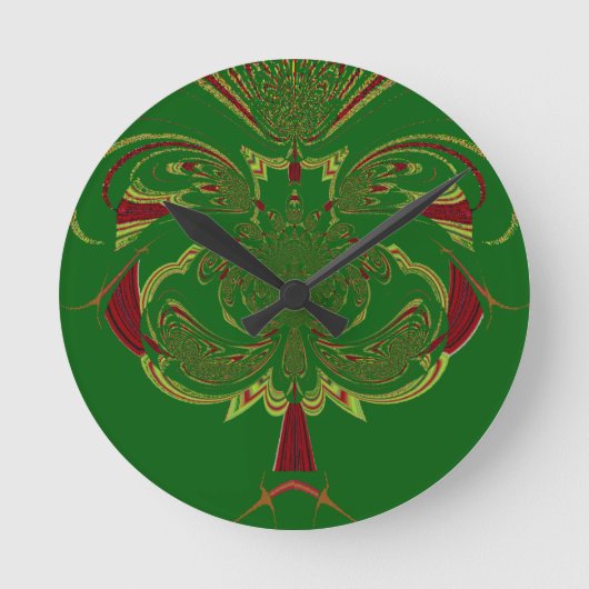 Horloge Ronde Couronne verte (Recto)