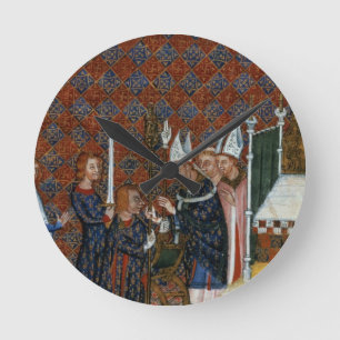 Horloge Ronde Couronnement f.58 de Mme Tiberius B Viii du Roi