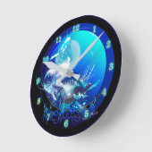 HORLOGE RONDE COURSE DE LUNE BLUE TURTTUE SEA (Angle)