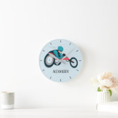 Horloge Ronde Course en fauteuil roulant (Maison)