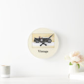 Horloge Ronde Course vintage (Maison)