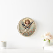 Horloge Ronde Coussin d'angle rond (Maison)