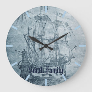 Horloge Ronde Coutume grande maritime de bateau