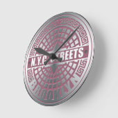 Horloge Ronde Couvertures de trou Brooklyn (Angle)