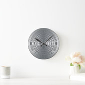 Horloge Ronde Couvertures de trou d'homme Brooklyn (Maison)