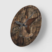 Horloge Ronde Cow-boy de Star Western (Angle)