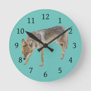 Horloge Ronde Coyote