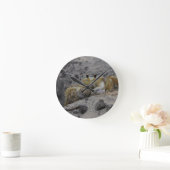 Horloge Ronde Crabe, Crustacé, Sable (Maison)