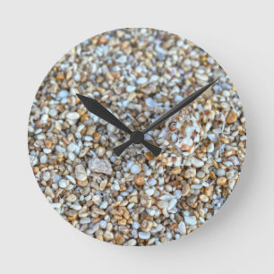 Horloge Ronde Crabe fantôme Camouflé sur une plage de Kauai, Haw
