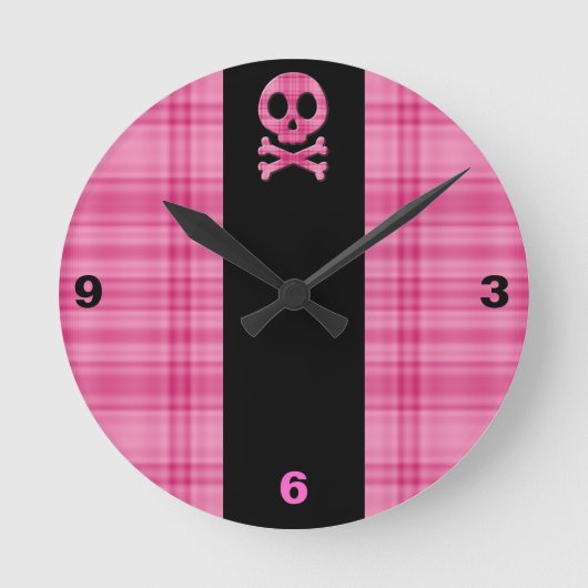 Horloge Ronde Crâne de fraise (Recto)