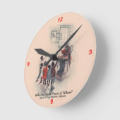 Horloge Ronde Cream of Wheat Advertising Art Clock #1 (Angle)