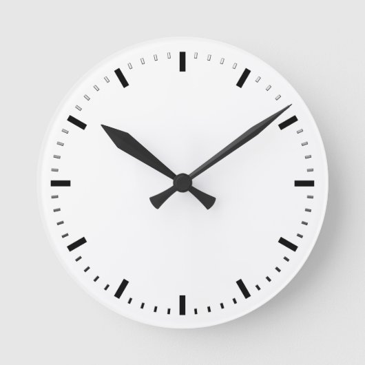 Horloge Ronde Create Your Own / custom (Recto)