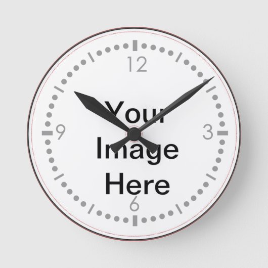Horloge Ronde Create your own custom photo (Recto)