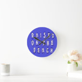 Horloge Ronde Create Your Own Inspirational Beach Life (Maison)