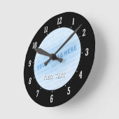 Horloge Ronde Create Your Own Wall (Angle)