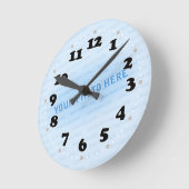 Horloge Ronde Create Your Own Wall (Angle)