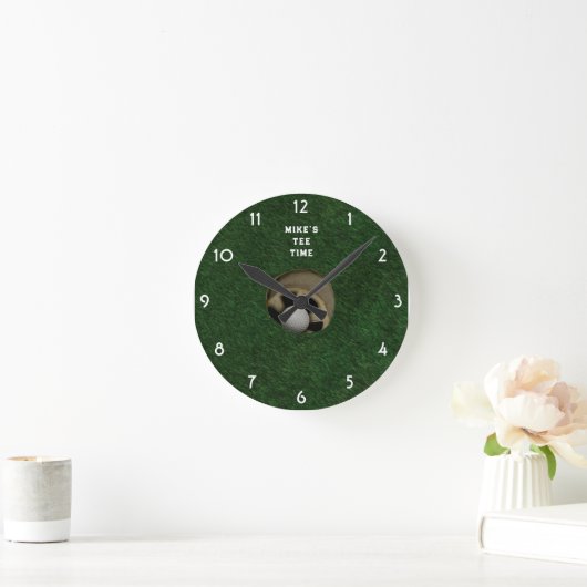 Horloge ronde créative de golf (Maison)