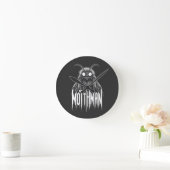 Horloge Ronde Créature paranormale gothique d'horreur cryptide M (Maison)