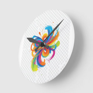 Horloge Ronde créez votre état d'esprit positif pour l'avenir