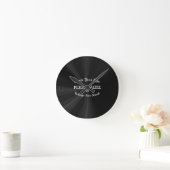 Horloge Ronde Créez votre propre conception personnalisée (Maison)