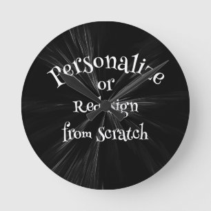 Horloge Ronde Créez votre propre personnalisation