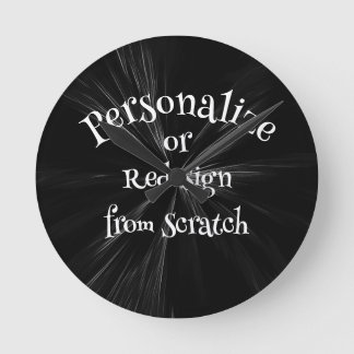 Horloge Ronde Créez votre propre personnalisation