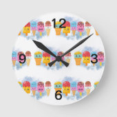 Horloge Ronde crème glglace (Recto)