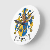 Horloge Ronde Crête de famille de Fugger (Angle)