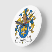 Horloge Ronde Crête de famille de Goebel (Angle)